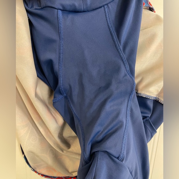 SparkleSkirts running activewear Blue “Wonderland” skort slim style Small - Picture 3 of 4